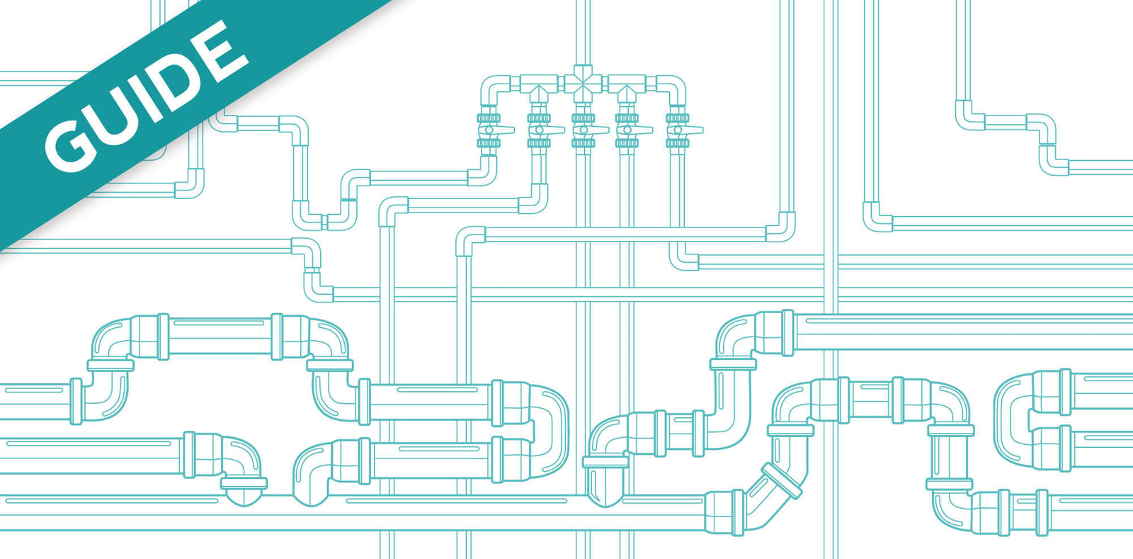 Diagram of RV bathroom plumbing system, showing pipes, valves, and connections.