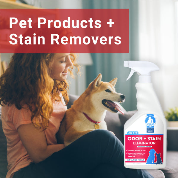 Pet Products and Stain Removers. Unique Pet Care