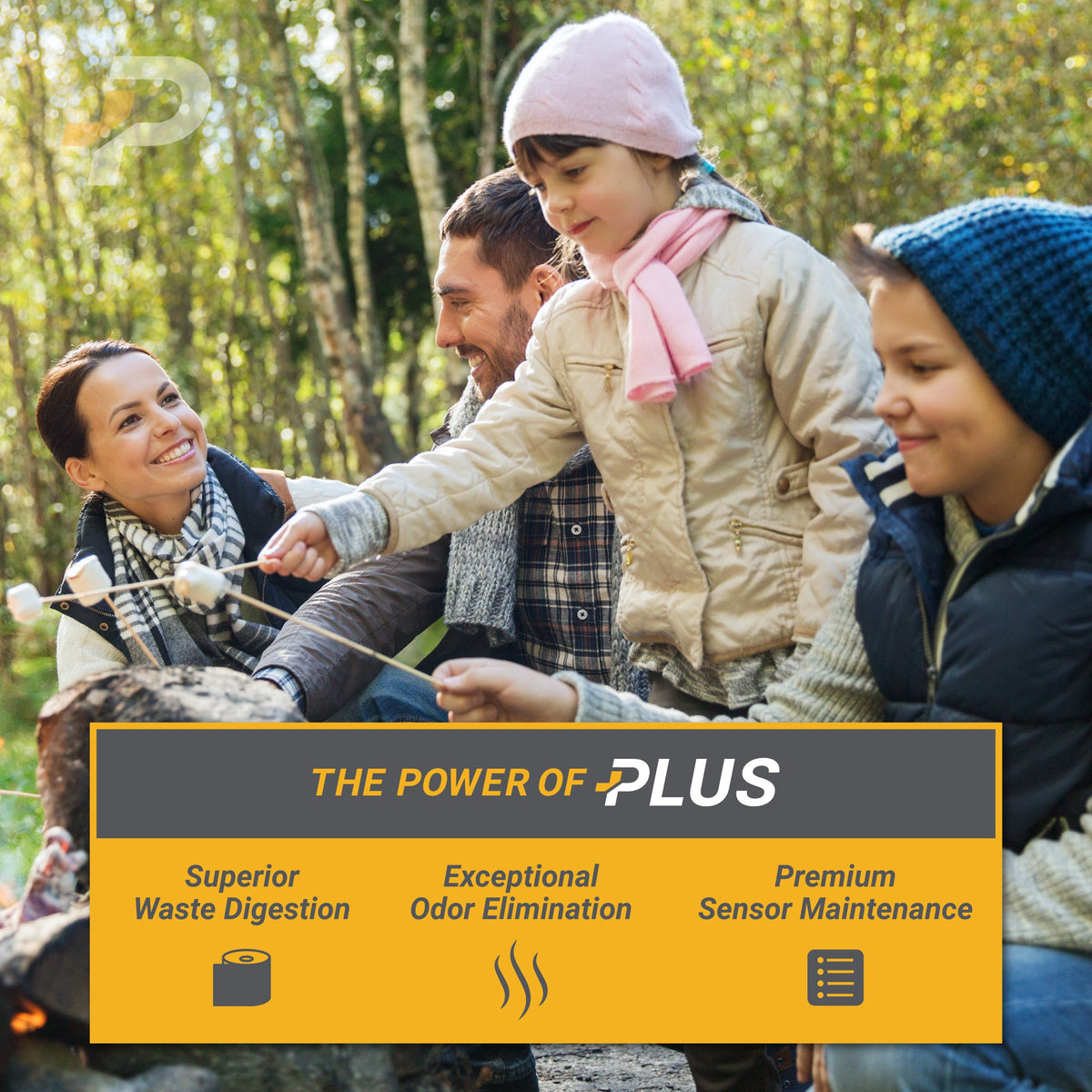 The Power Of Plus. Breakdown waste, eliminate odors, maintian sensors.