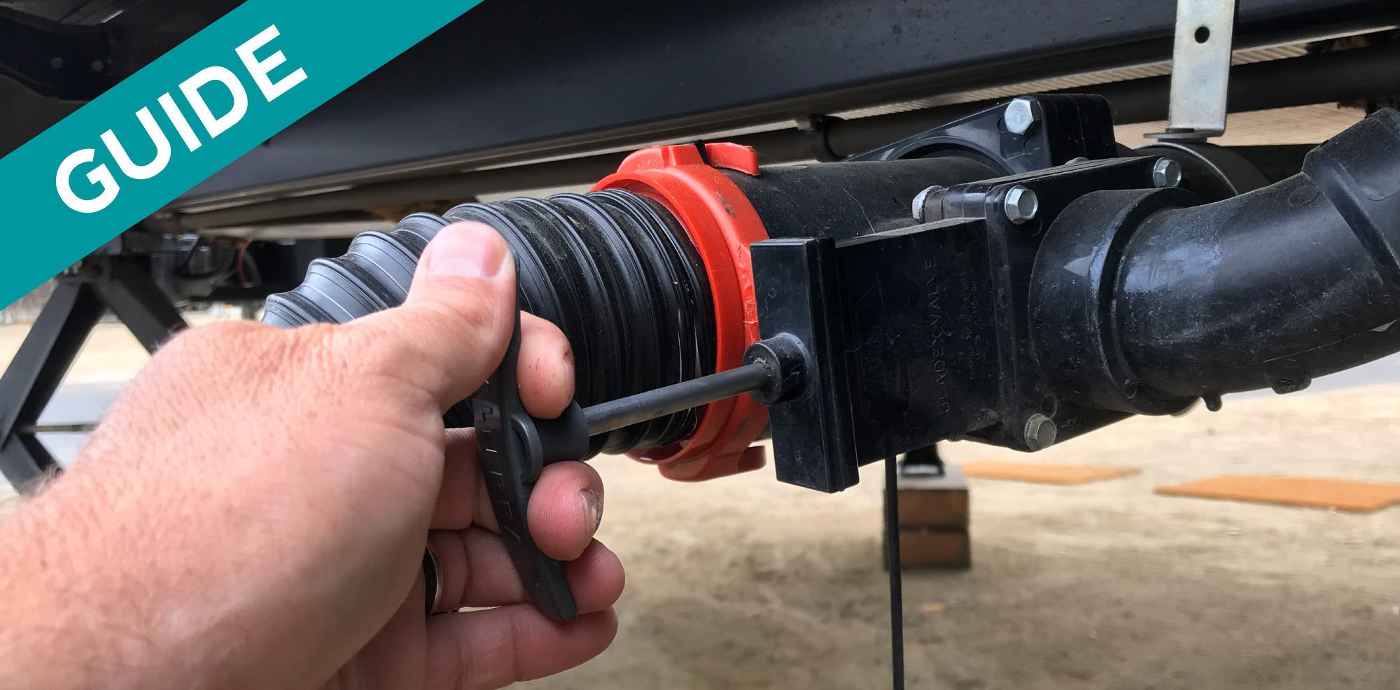 Sticky RV Black Tank Valve? Here's how you fix it!