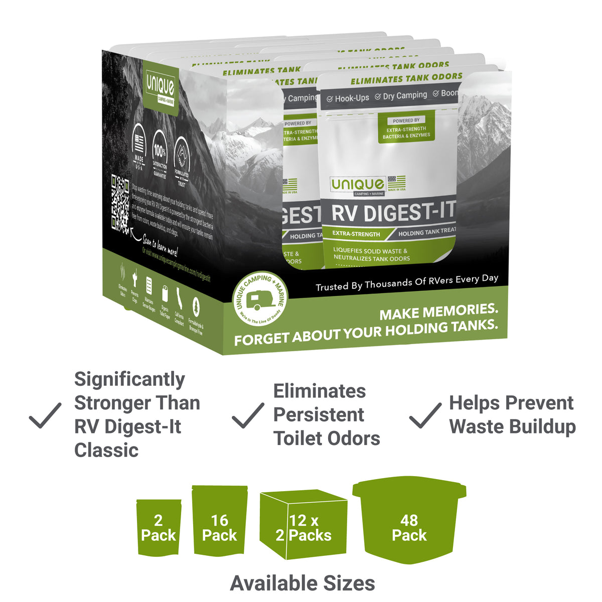 RV Digest-It Plus Drop-In Pods 24 Treatment Case of 12 2-packs