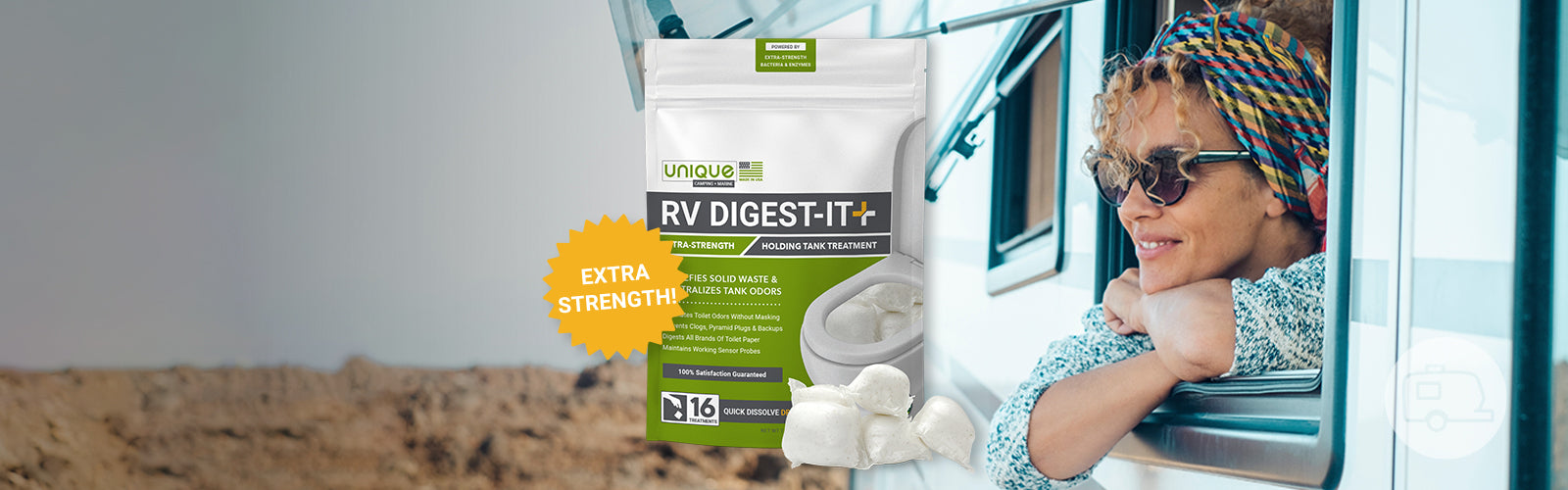RV Digest-It Drop-In Pods Extra Strength Holding Tank Treatment