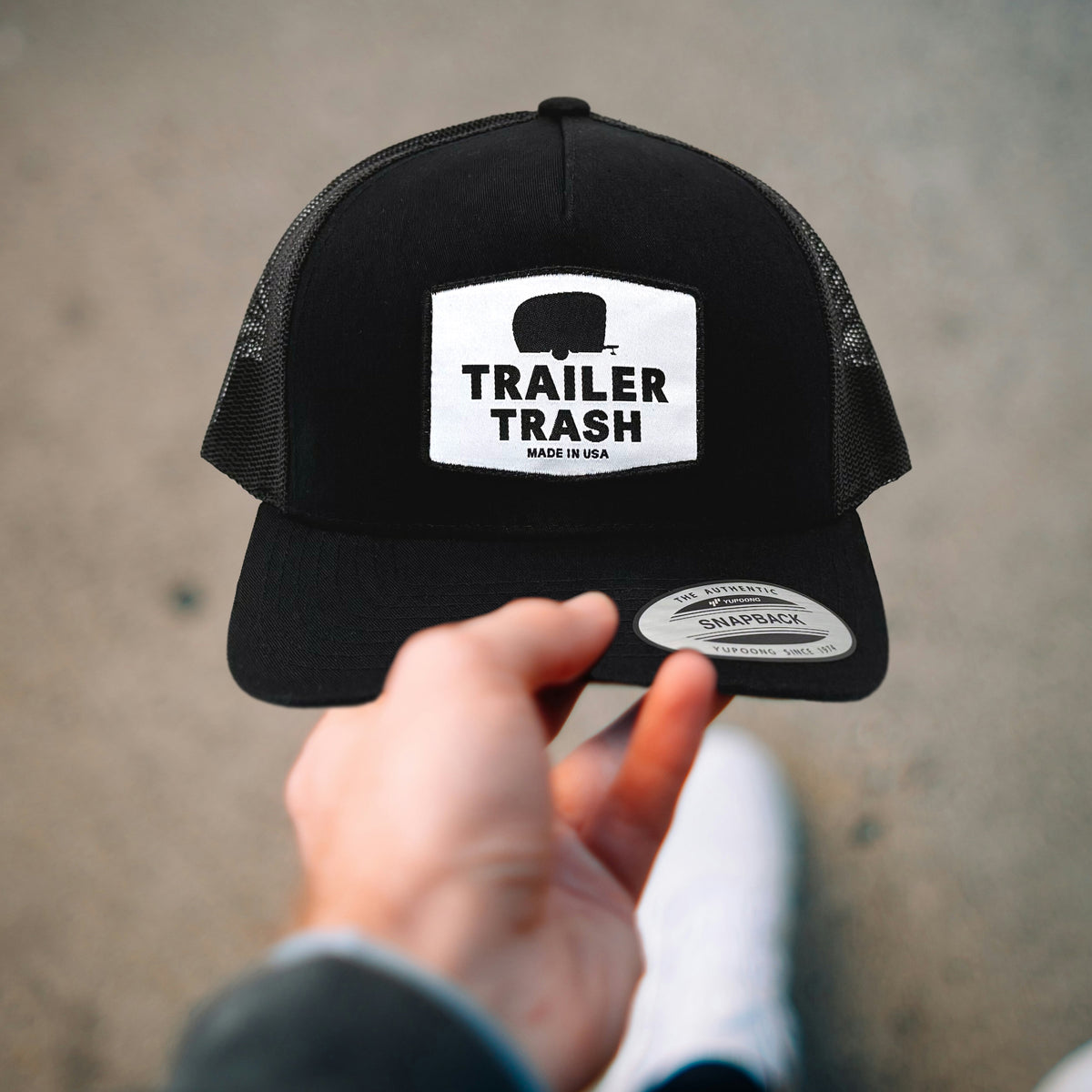 Trailer Trash Low Profile Holding Trucker Hat