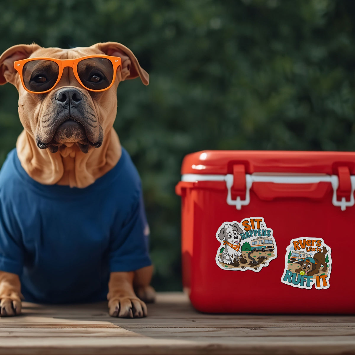 RV Dog Sticker Pack
