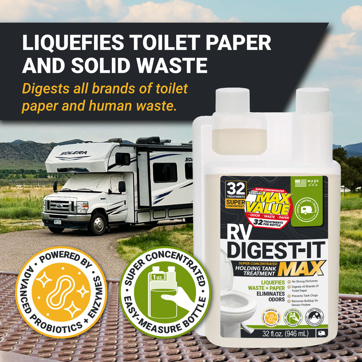 RV Digest-It MAX RV Holding Tank Treatment