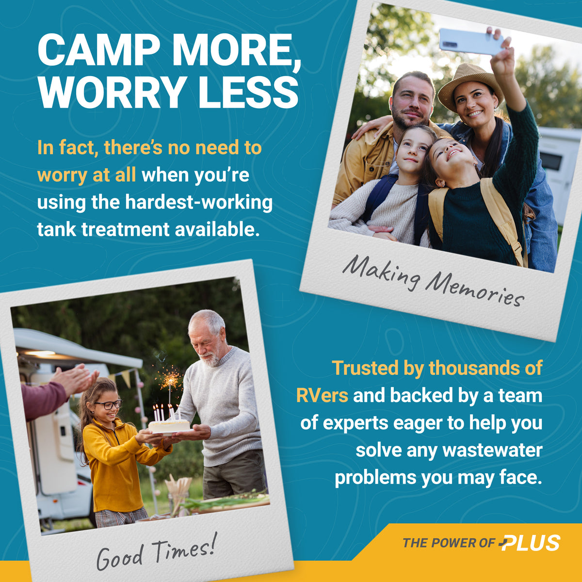 Camp More, Worry Less. Our team of experts is trusted by thousands of RVers