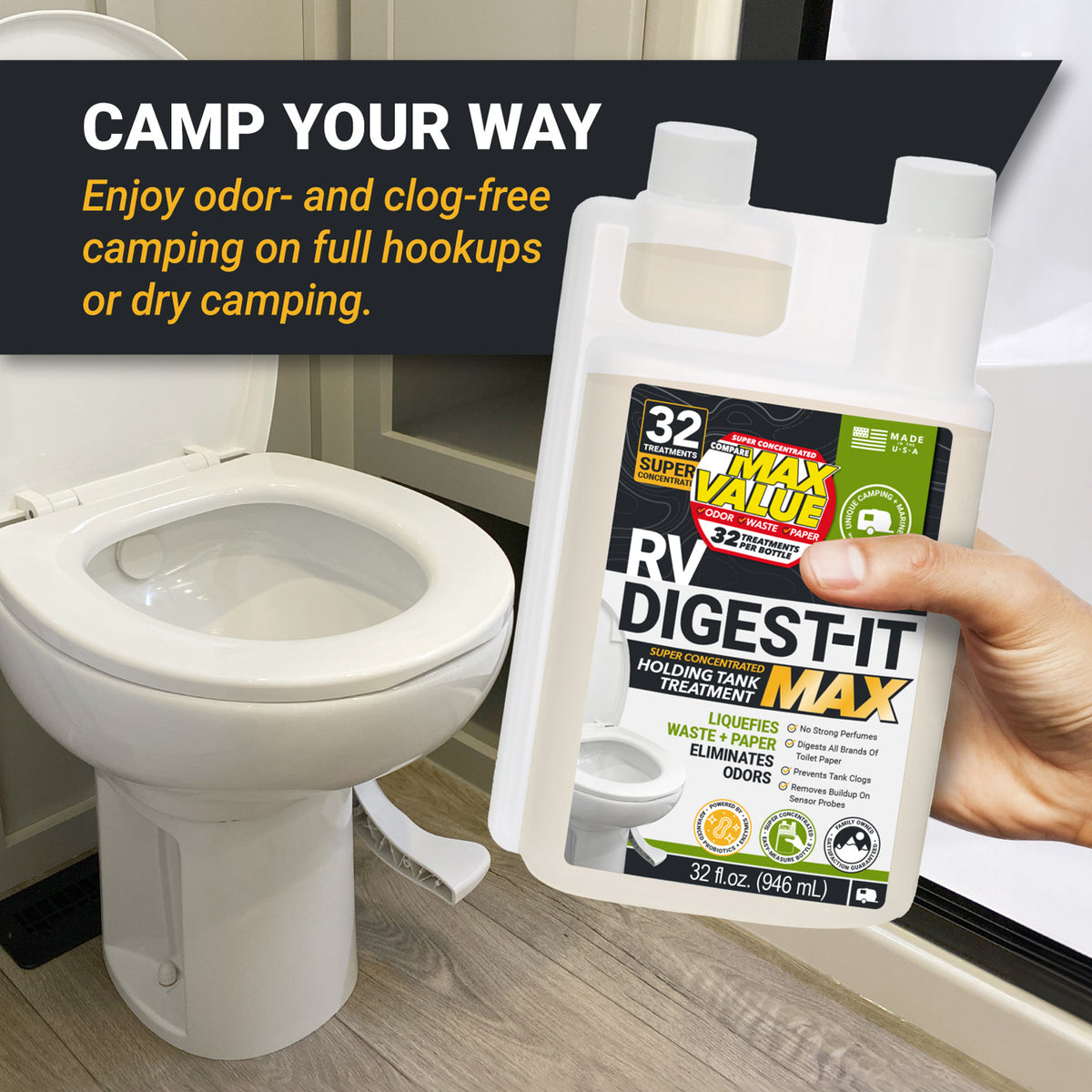 RV Digest-It MAX RV Holding Tank Treatment