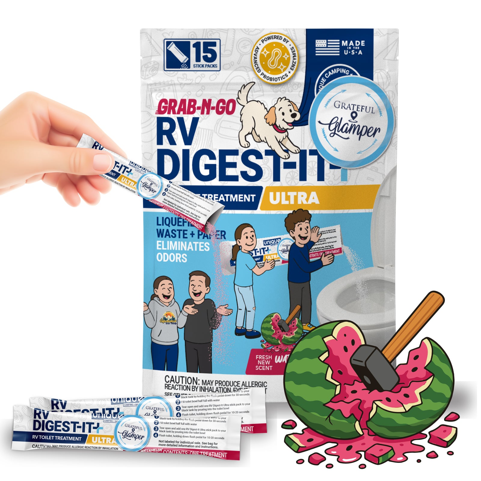 RV Digest-It Ultra Grateful Glamper Takeover Stick Pack