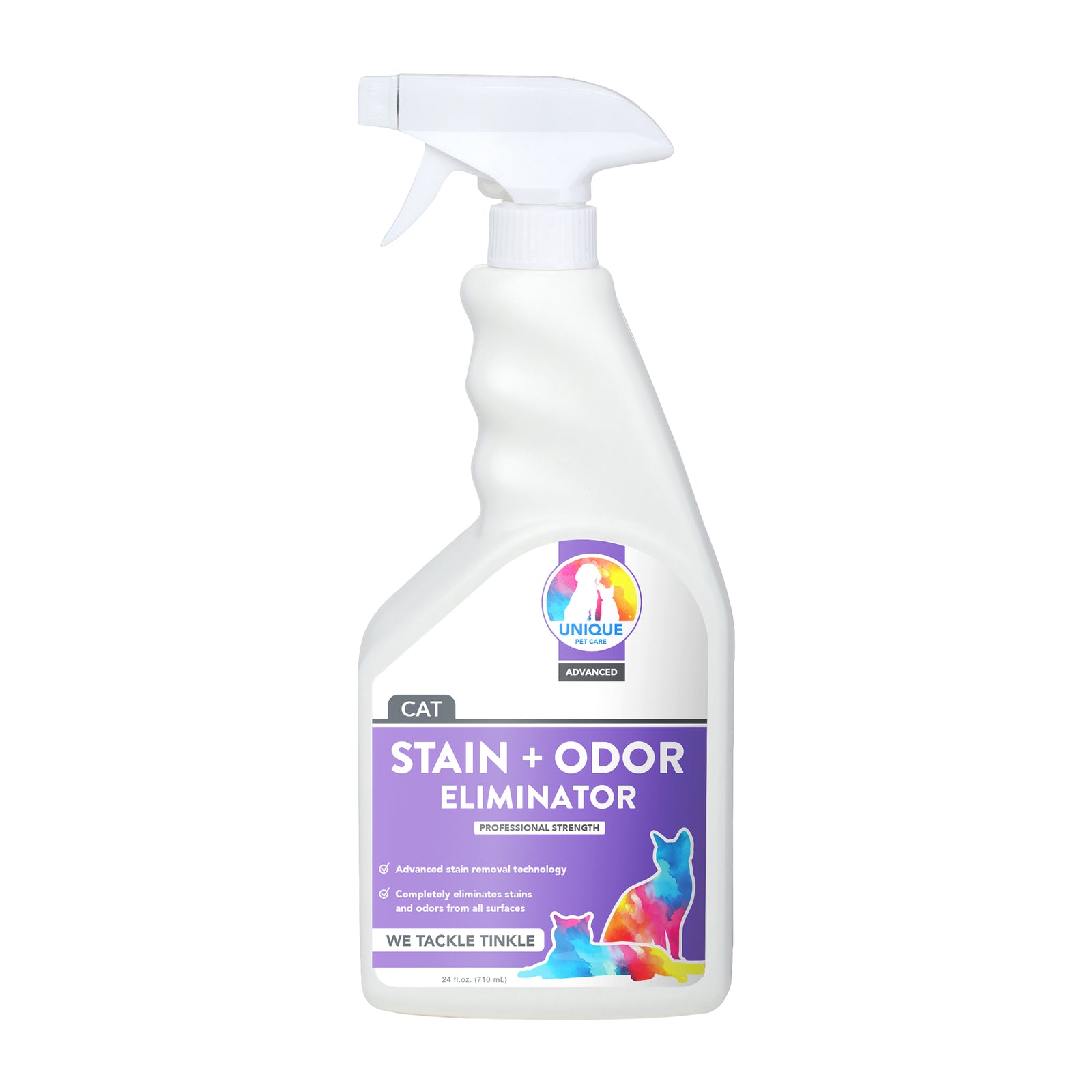 Advanced Cat odor + Stain 24 oz. ready to use - Unique Pet Care