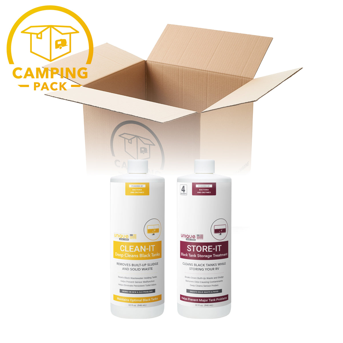 Seasonal Opening and Closing Pack. Get your RV ready for the camping season. Unique Camping + Marine