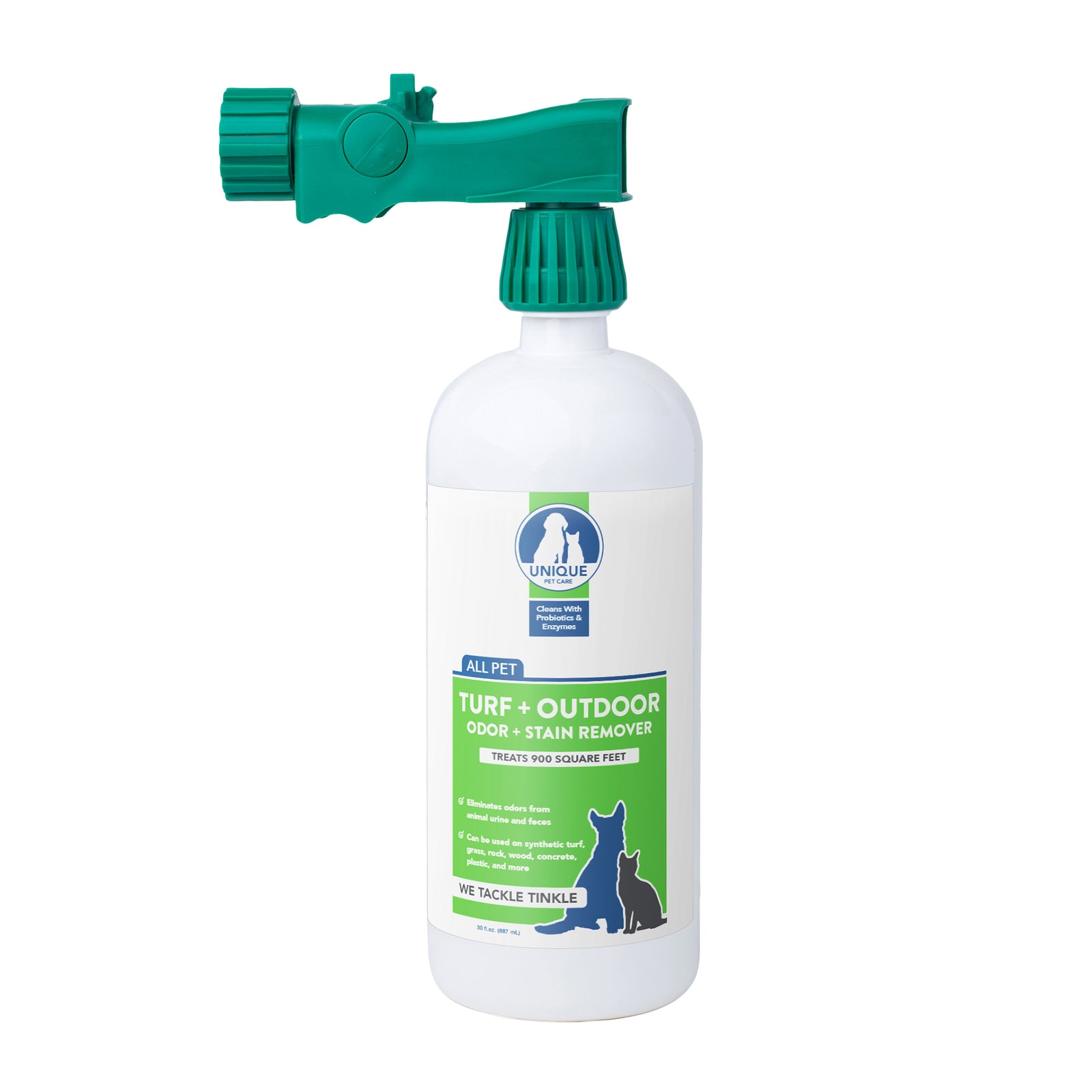 Unique Turf & Outdoor cleaner 30 oz. Hose Nozzle. Unique Pet Care