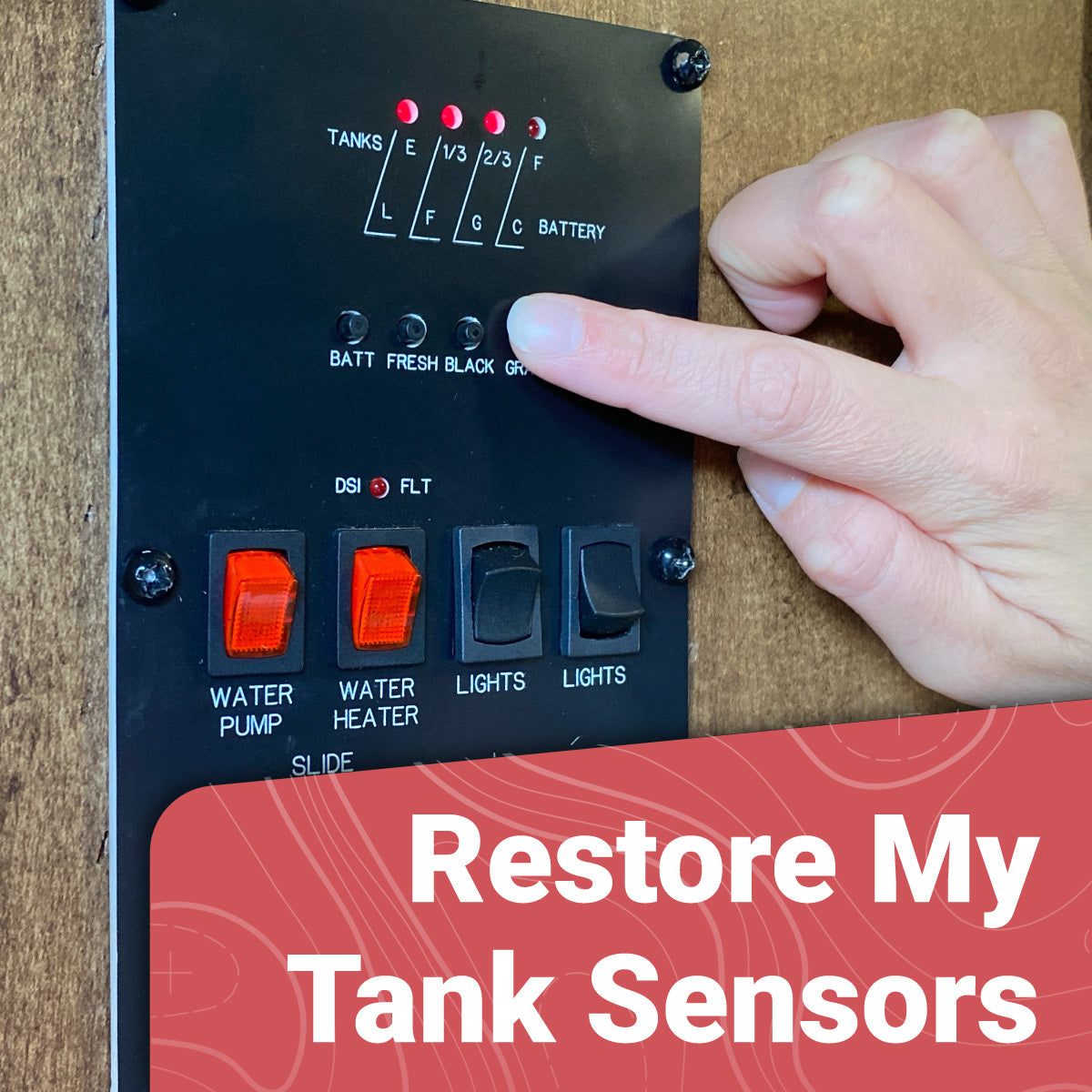 Restore Working Black Tank Sensors - Unique Camping + Marine