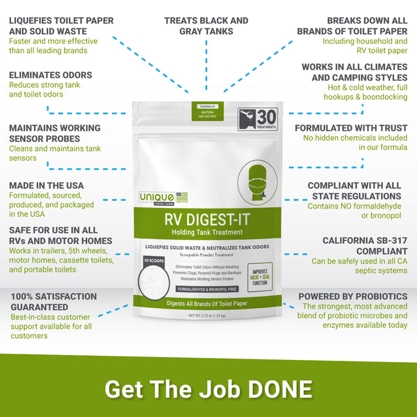 RV Digest-It Holding Tank Treatment | Powder - Unique Camping + Marine
